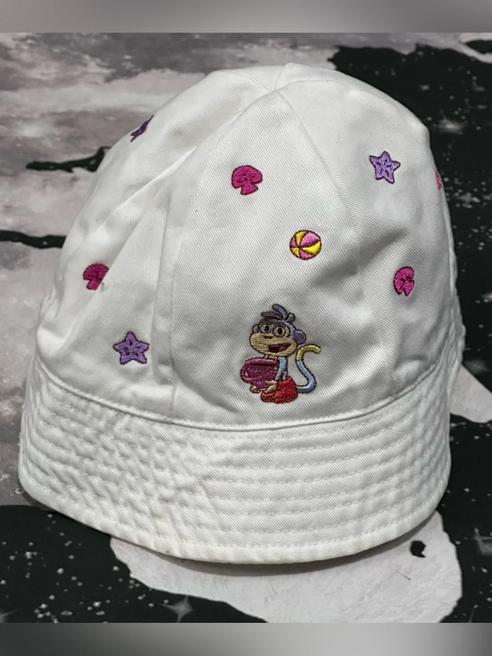 Dora The Explorer Embroidered Characters Bucket Hat